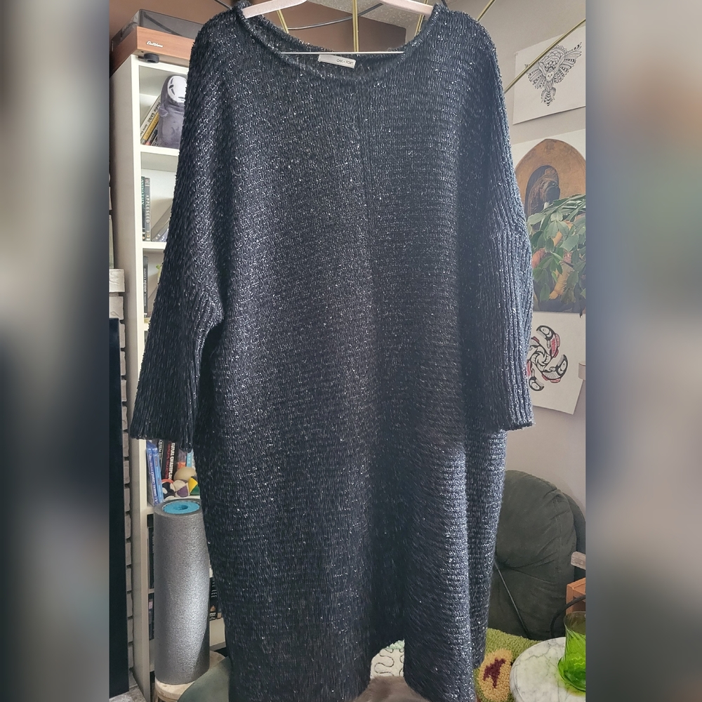 XL Women's Black Sweater Dress